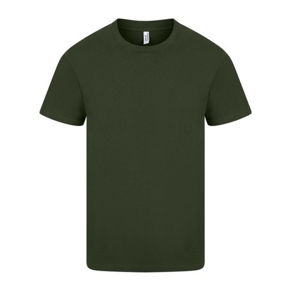 Casual Klassisk Ringspun T-shirt för män M Skogsgrön Forest Green M
