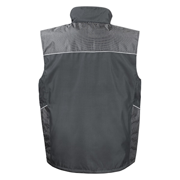 WORK-GUARD by Result Herr Vostex Gilet 4XL Svart Black 4XL