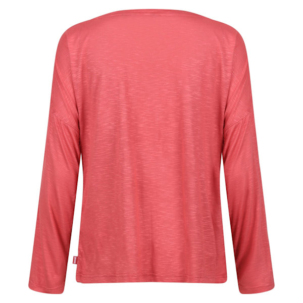 Regatta Dam/Kvinnor Carlene Långärmad T-shirt 18 UK Minera Mineral Red 18 UK