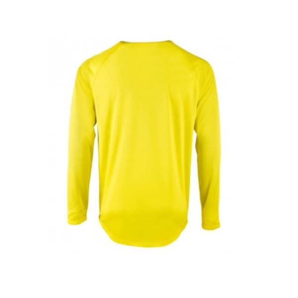 SOLS Sportig Långärmad Performance T-shirt för män L Neon Gul Neon Yellow L