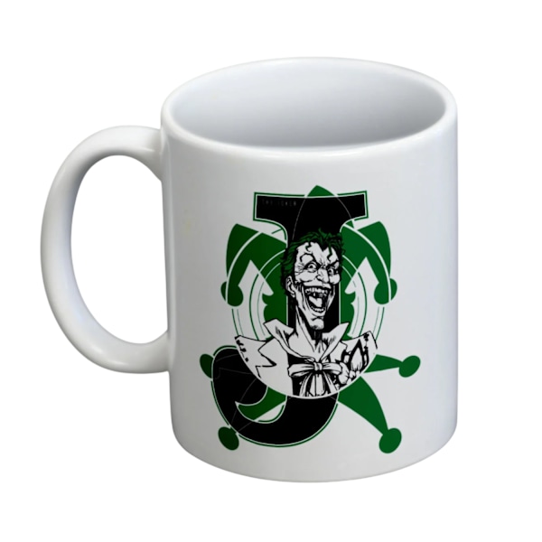 Batman Joker Jester Mug, Storlek: En Storlek, Vit White One Size