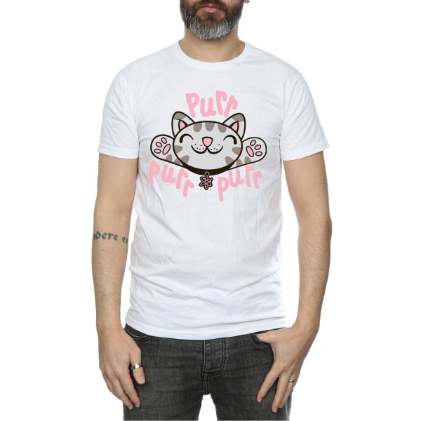 Big Bang Theory Soft Kitty Purr T-shirt för män, vit, storlek M White M