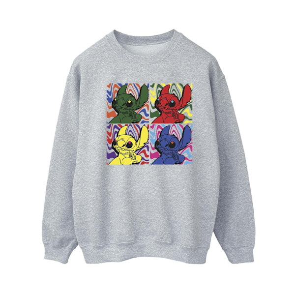 Disney Dam/Kvinnor Lilo & Stitch Pop Art Sweatshirt XXL Sport Sports Grey XXL