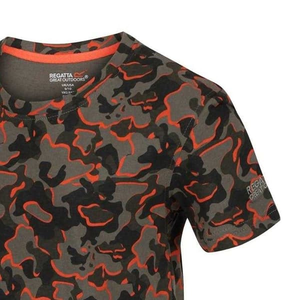 Regatta Barn T-shirt 7-8 år Grape Leaf Camo Grape Leaf Camo 7-8 Years