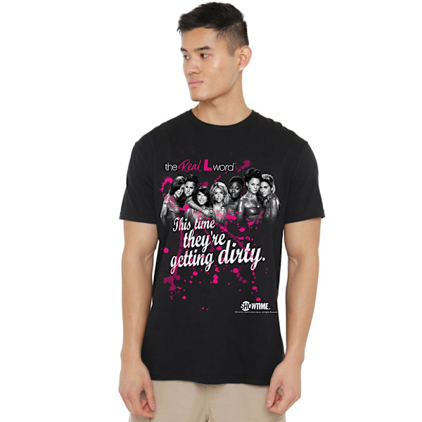 The Real L Word Herr Smutsig T-Shirt 4XL Svart Black 4XL