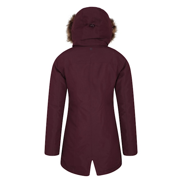 Mountain Warehouse Tarka II Lång Padderad Jacka för Kvinnor/Dam 8 Burgundy 8 UK