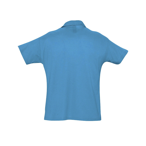 SOLS Herr Summer II Pique Kortärmad Poloskjorta S Aqua Aqua S