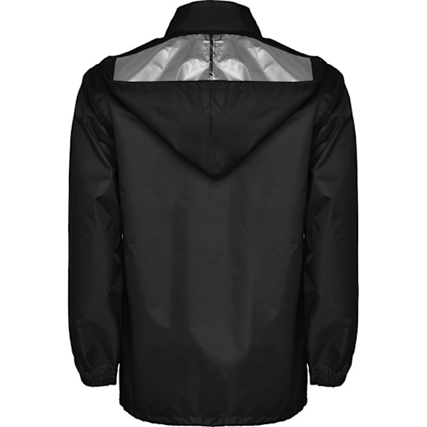 Roly Unisex Vuxen Escocia Lättvikts Vattentät Jacka M Solid Solid Black M