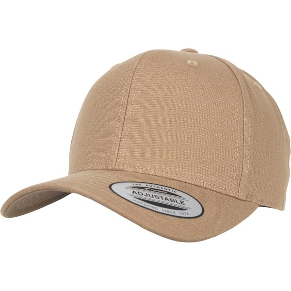 Flexfit By Yupoong 6 Panel Curved Metal Snap Cap One Size Croissant Croissant One Size