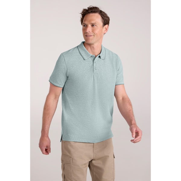 Mountain Warehouse Clyde Birdseye Pikétröja för Män M Grön Green M