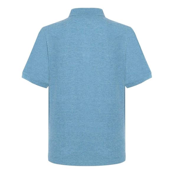 Slazenger Herr Broderad Logotyp Pikétröja S Denim Blåmelerad Denim Blue Marl S