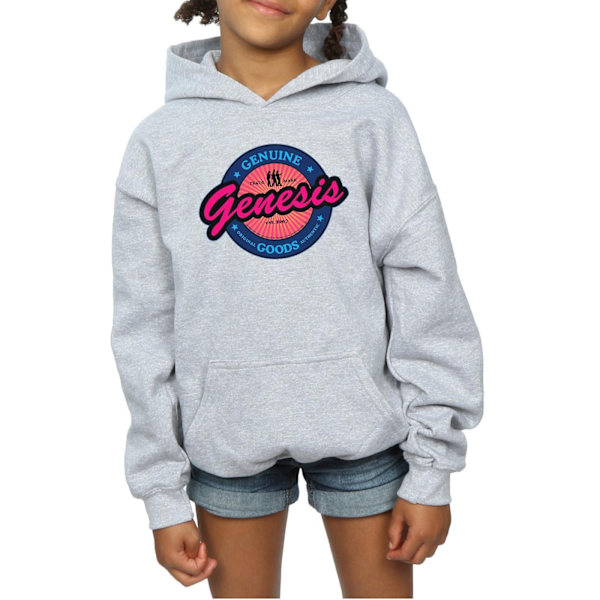 Genesis Girls Neon Logo Hoodie 9-11 år Sports Grey Sports Grey 9-11 Years