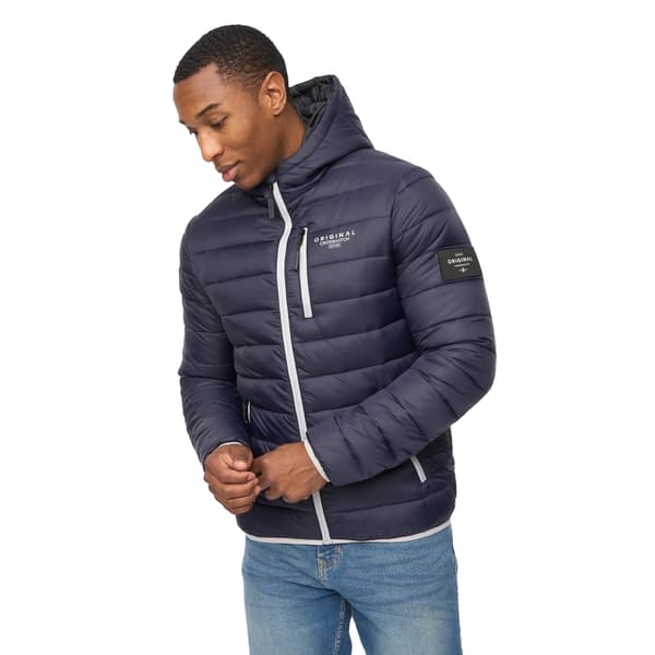 Crosshatch Phelpmans Pufferjacka för män XXL Marinblå Navy XXL