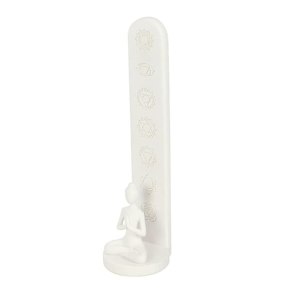 Something Different Chakra och Yogaställning Rökelsehållare En Storlek White One Size