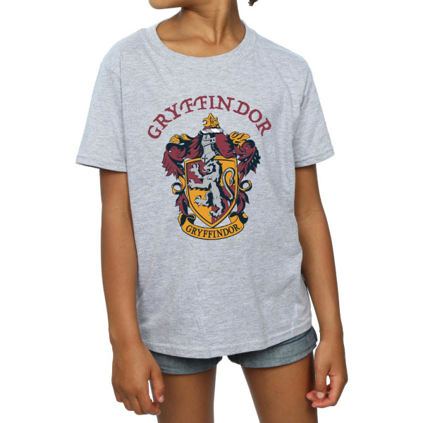 Harry Potter Girls Gryffindor bomull T-shirt 12-13 år Sport Sports Grey 12-13 Years