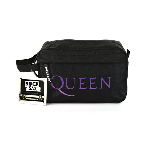 Rock Sax Queen Logo Toiletry Bag One Size Black Black One Size