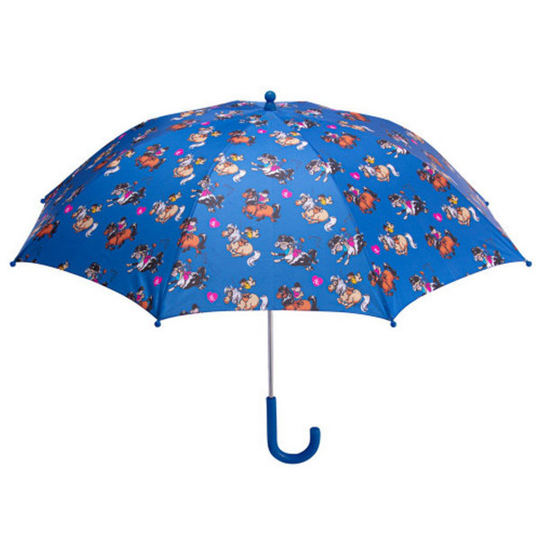 Hy Childrens/Kids Thelwell Collection Race Stick Umbrella One S Cobalt Blue One Size