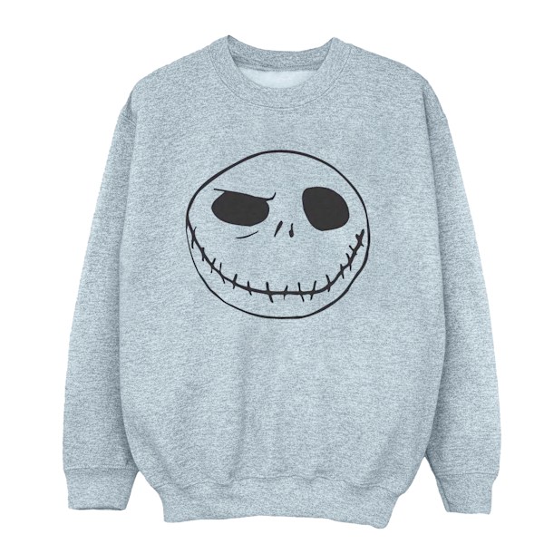 Disney Herr Nightmare Before Christmas Jack´s Big Face Sweatshirt Sports Grey L