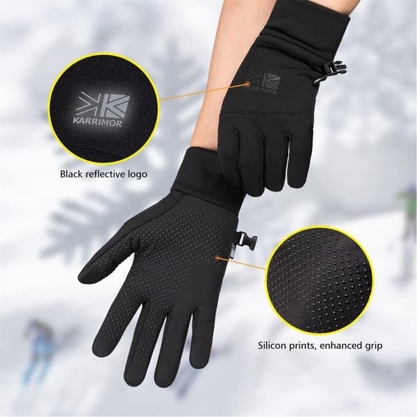 Karrimor Termohandskar för damer M-L Svart Black M-L