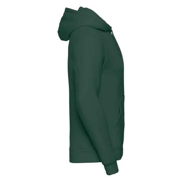 Russell Herr Plain Hoodie M Flaskgrön Bottle Green M