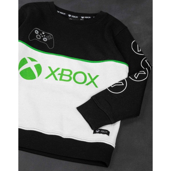 Xbox Boys Sweatshirt 13-14 år Svart/Vit/Grön Black/White/Green 13-14 Years