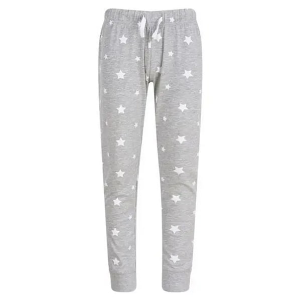 SF Barn/Barn Stars Lounge Byxor 9-10 År Heather Grey/Vit Heather Grey/White 9-10 Years