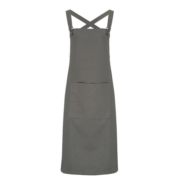 Premier Cross Back Barista Haklappsförkläde One Size Mörkgrå Dark Grey One Size