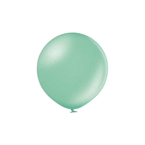Belbal Latex Metallic Ballonger (Förpackning om 100) En Storlek Ljusgrön Light Green One Size