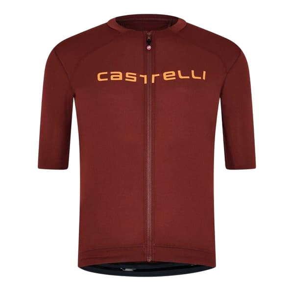 Castelli Herr Prologo Lite Kortärmad Cykeltröja S Mocka Mocha Brown S