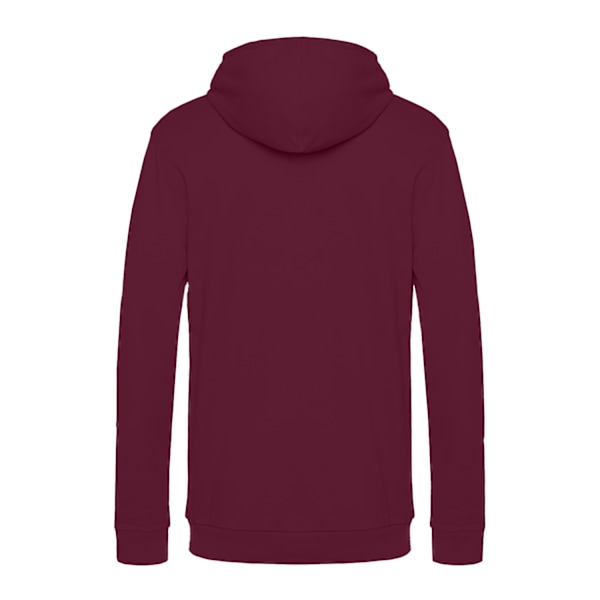 B&C Herr # Hoodie L Vinröd Wine L