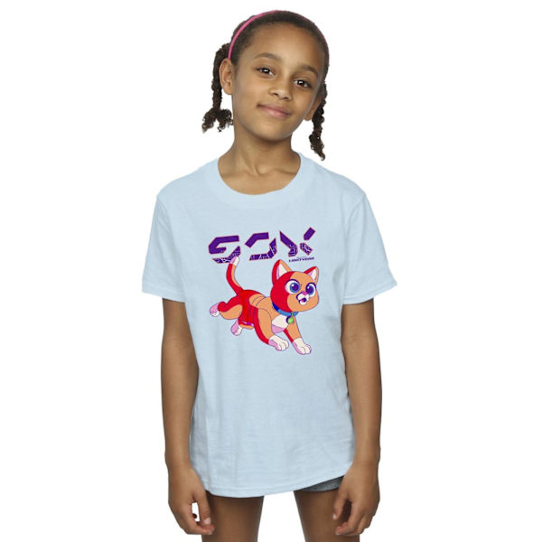 Disney Girls Lightyear Sox Digital Cute Bomull T-shirt 3-4 år Baby Blue 3-4 Years