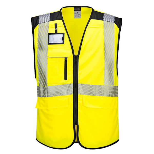 Portwest Herr PW3 Hi-Vis Väst 4XL Gul/Svart Yellow/Black 4XL