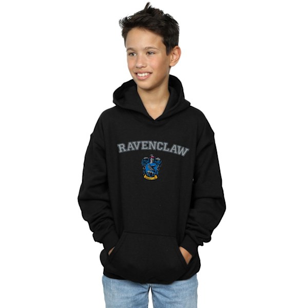 Harry Potter Pojkar Ravenclaw Crest Hoodie 7-8 År Svart Black 7-8 Years