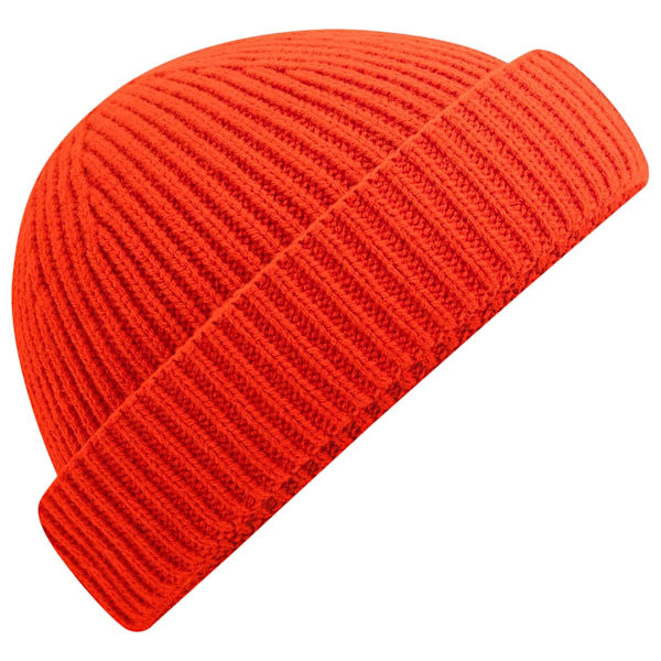 Beechfield Unisex Vuxen Harbour Fisherman Beanie One Size Fire Fire Red One Size