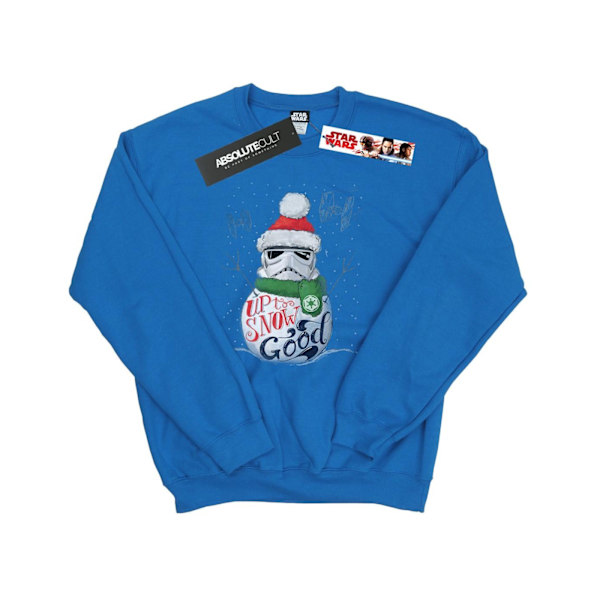 Star Wars Stormtrooper Up To Snow Good Sweatshirt M Royal Royal Blue M