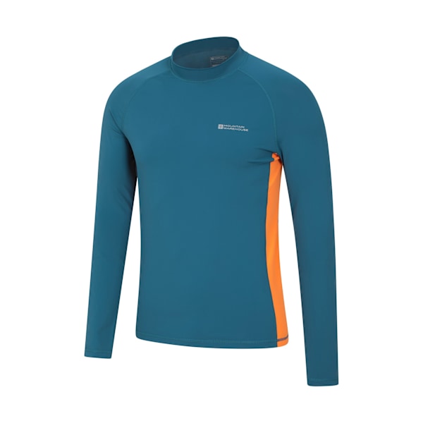 Mountain Warehouse Herr Långärmad Rash Guard 4XL Mörk Teal Dark Teal 4XL