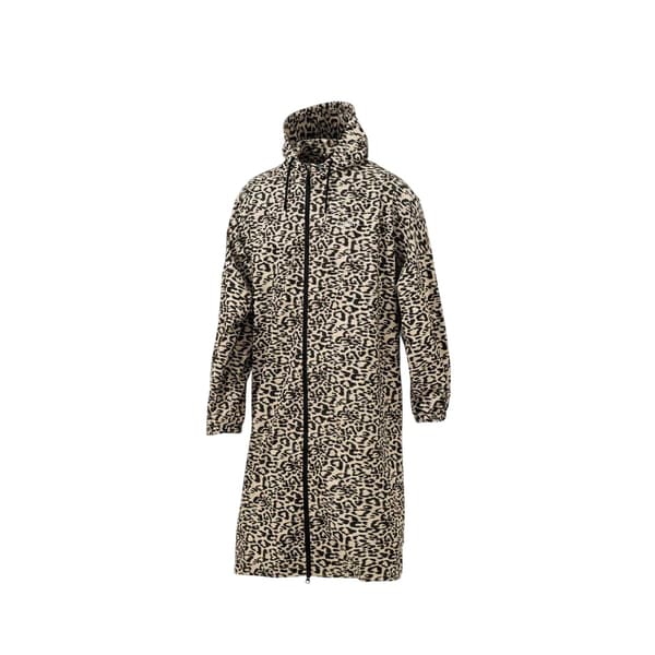 Gelert Dam Leopardmönstrad Vattentät Oversized Jacka Brown/Black 14 UK