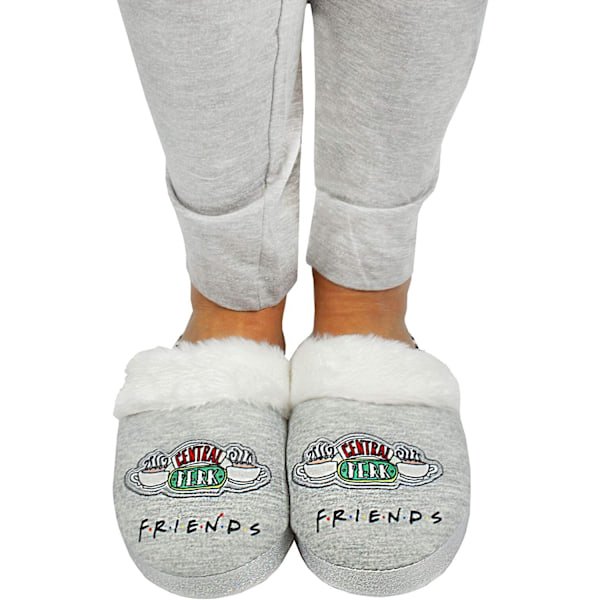 Friends Dam Central Perk Tofflor 3 UK-4 UK Heather G Heather Grey/White/Black 3 UK-4 UK