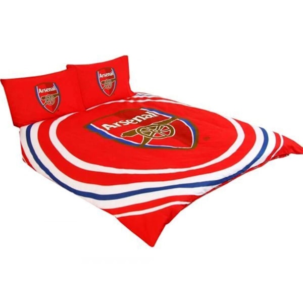 Arsenal FC Pulse Vändbar Påslakan Set Dubbel Röd Red Double