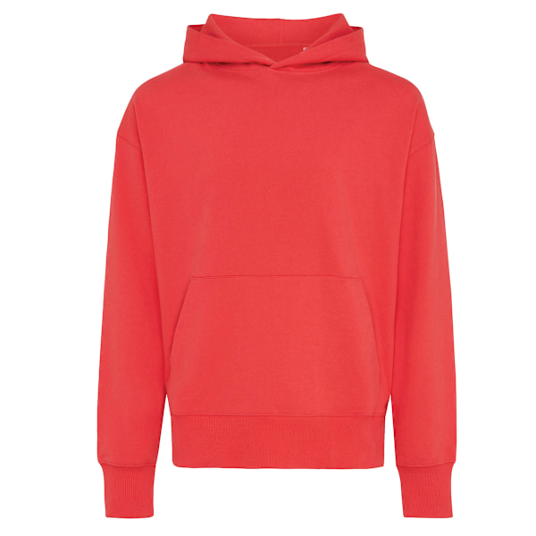 Iqoniq Unisex Vuxen Yoho Återvunnen Bomull Relaxed Fit Hoodie L L Luscious Red L