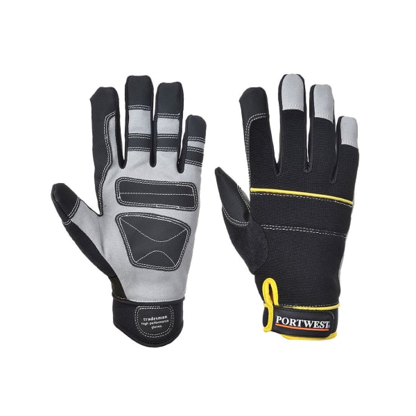 Portwest Unisex Adult Tradesman High Performance Gloves L Svart Black L