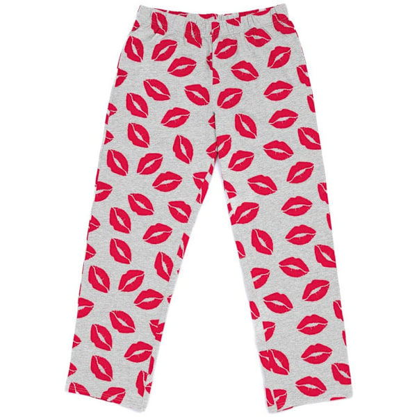 Mean Girls Dam/Dam Pyjamas Set Lång XL Grå/Röd Grey/Red XL