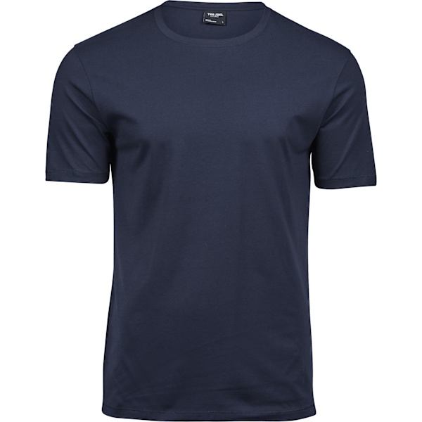 Tee Jays Herr Lyxig Bomull T-shirt XL Marinblå Navy XL