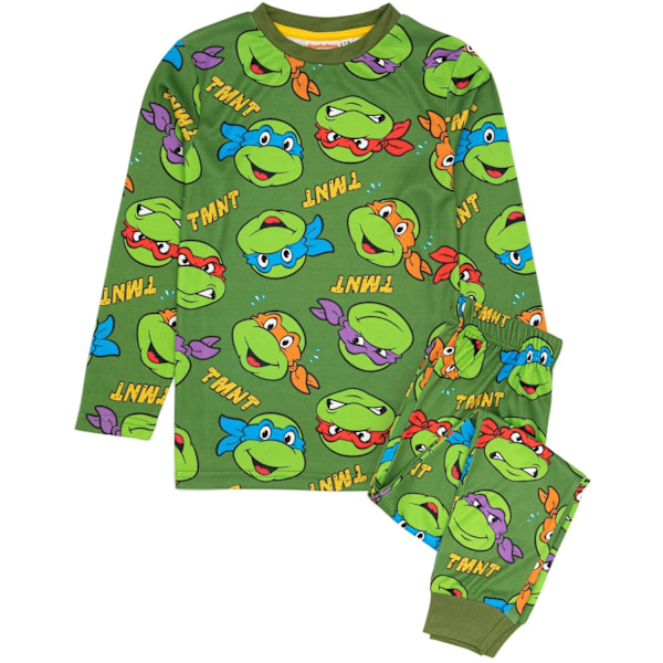 Teenage Mutant Ninja Turtles Barn/Barn Pyjamas Set 4-5 Green 4-5 Years