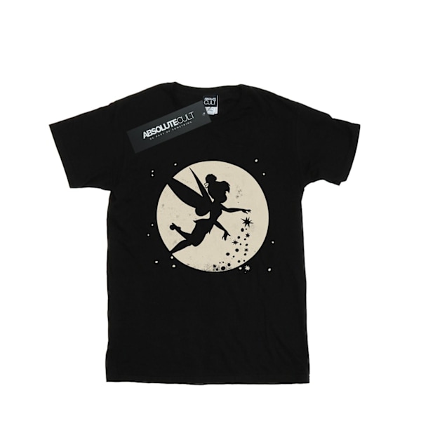 Disney Boys Tinkerbell Moon Cropped T-Shirt 12-13 år Svart Black 12-13 Years