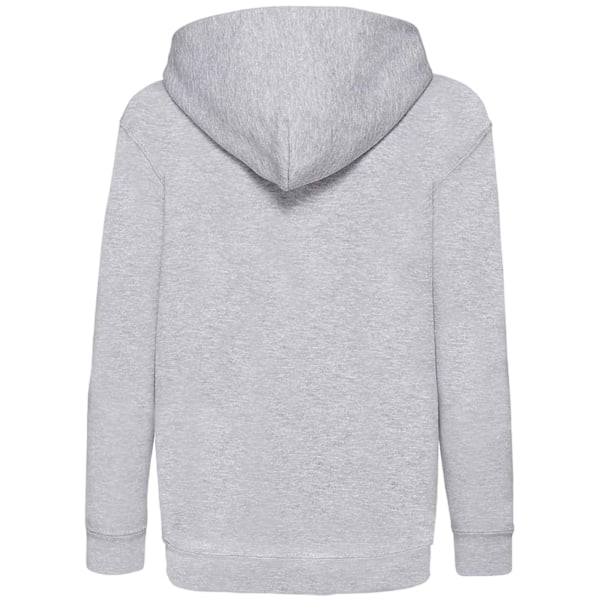 Fruit Of The Loom Barn Klassisk 80/20 Hoodie 12-13 Heathe Heather Grey 12-13