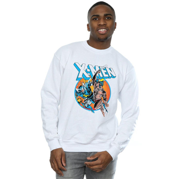 Marvel Mens X-Men Broken Chains Sweatshirt 4XL Vit White 4XL