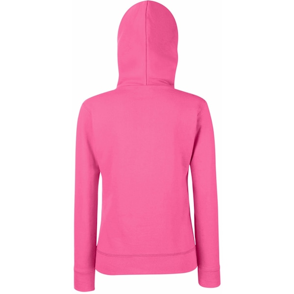 Fruit Of The Loom Damtröja med huva för damer, 2X Fuchsia 2XL