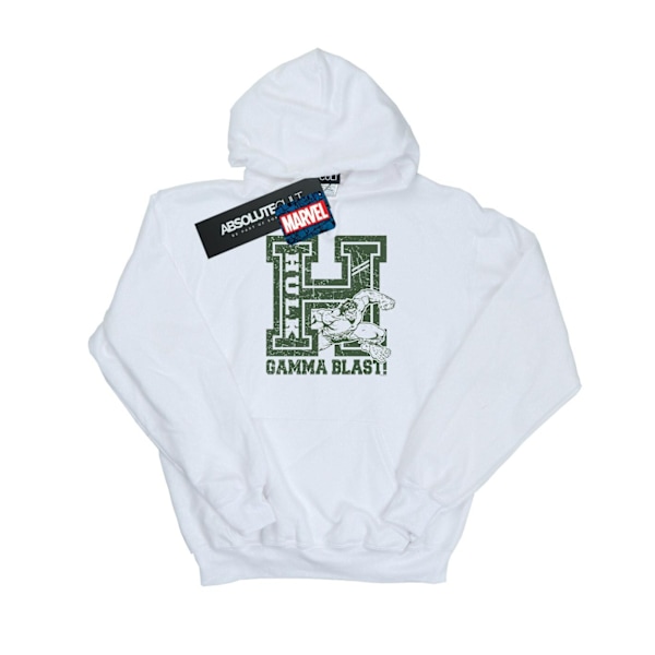 Marvel Pojkar Hulk Gamma Blast Hoodie 7-8 År Vit White 7-8 Years