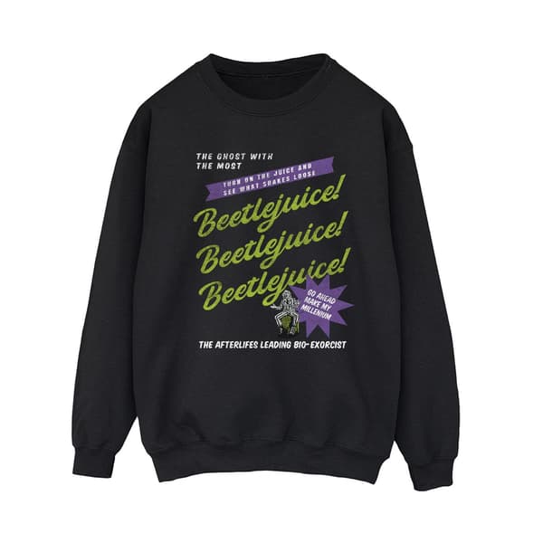 Beetlejuice Dam Make My Millenium Sweatshirt S Svart Black S
